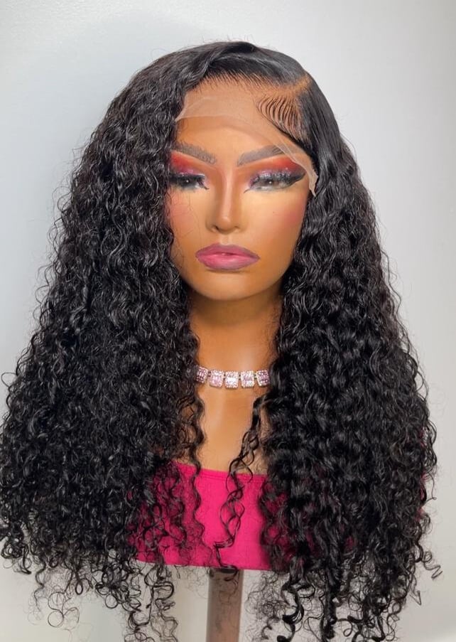 Ready to wear Romantic curly closure wig